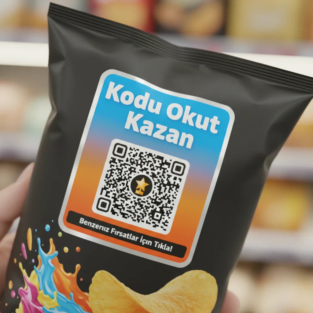 Çekiliş ve Promosyonlarınız İçin Şifreli (Unique) QR Kodlu Etiket Basımı
