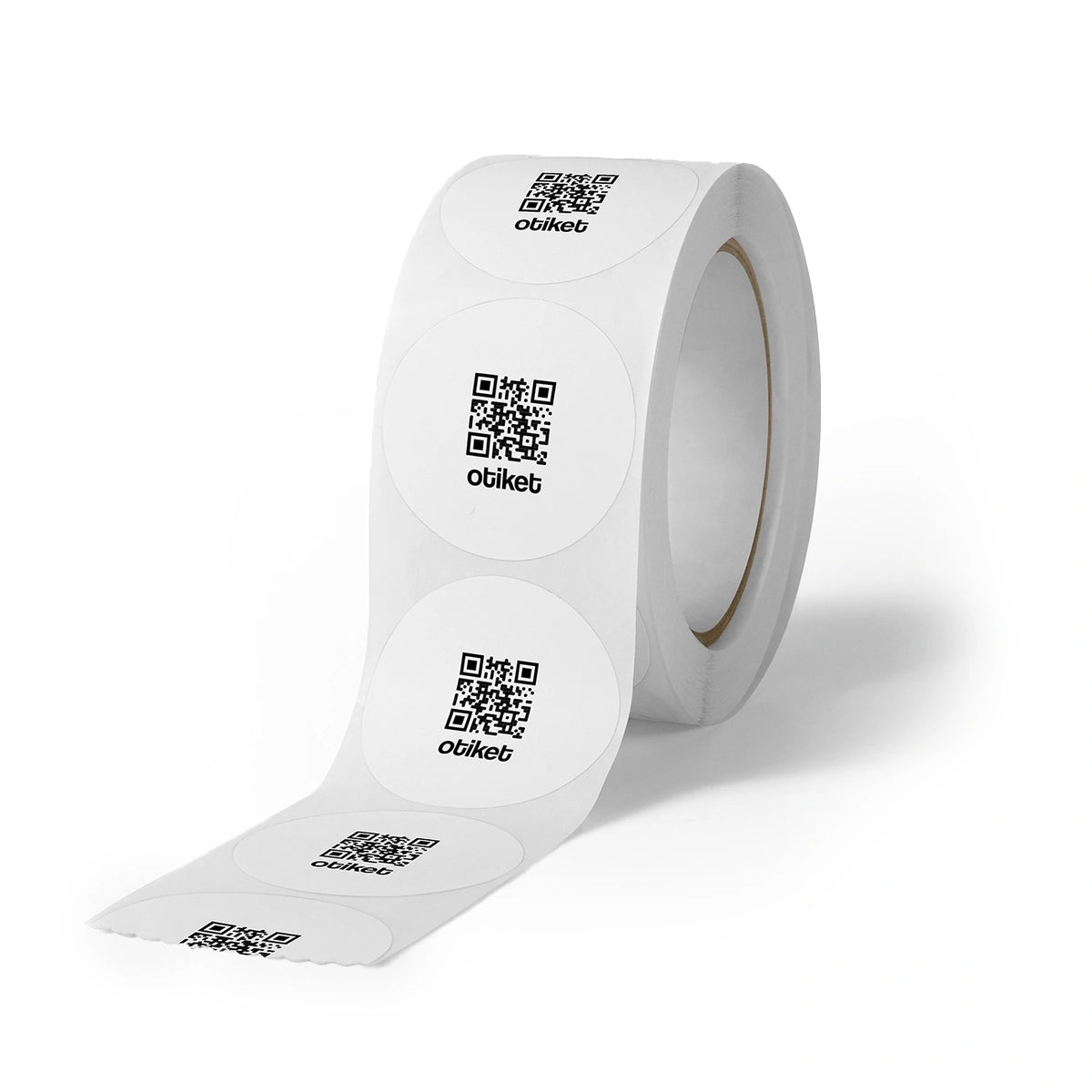 E-ticaret kampanyalarında müşteriye özel indirim kuponu sunmak veya depo yazılımlarında benzersiz stok tanımlaması yapmak için kullanılan değişken kodlu rulo etiket.